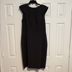 J. Crew Classic Black Midi Dress